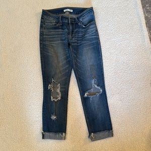 Day trip (Lynx skinny)“Buckle” brand ankle/crop jeans
